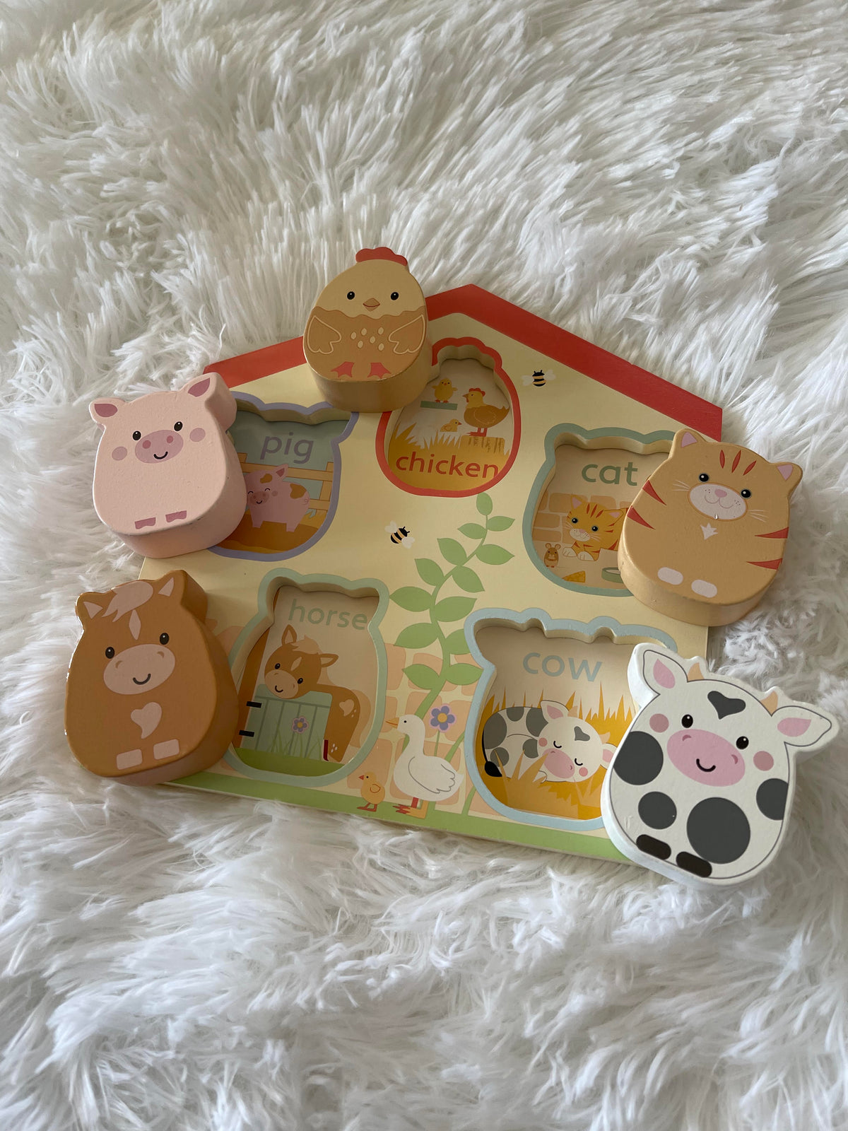 Farmyard Barn Shaped Puzzle