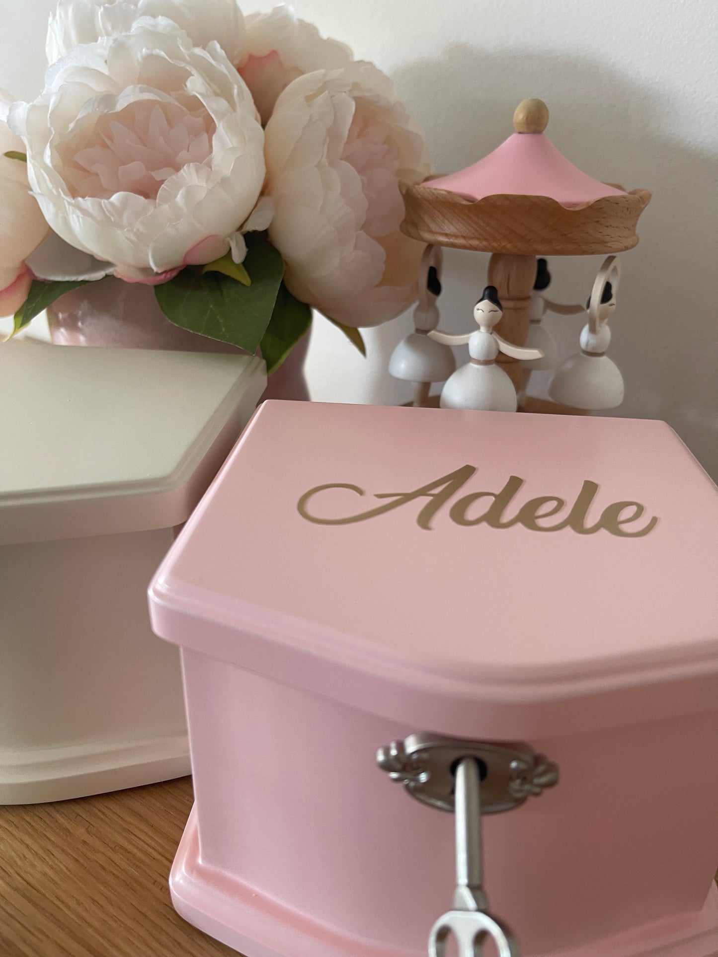 Pink Ballerina Musical Jewellery Box
