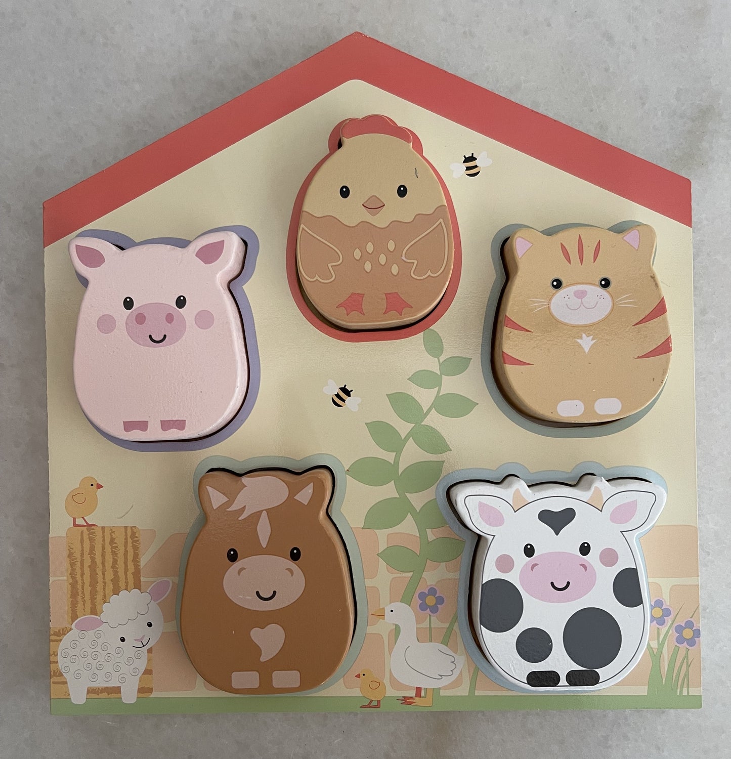 Farmyard Barn Shaped Puzzle