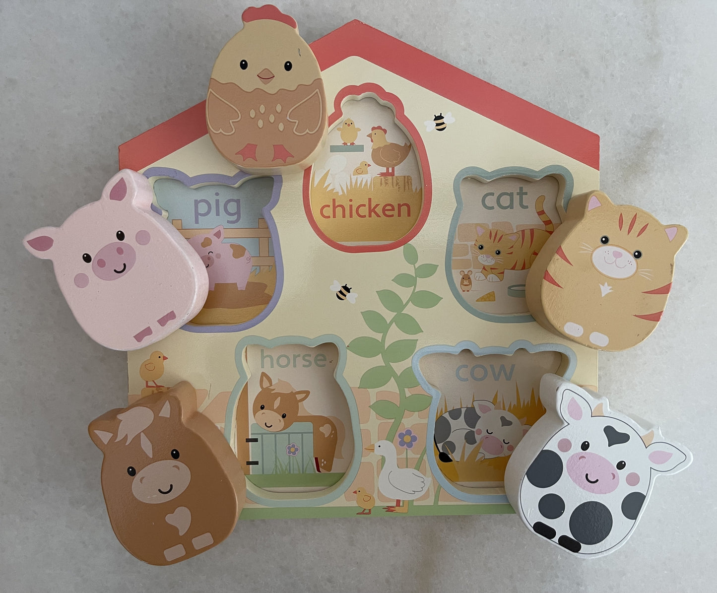 Farmyard Barn Shaped Puzzle