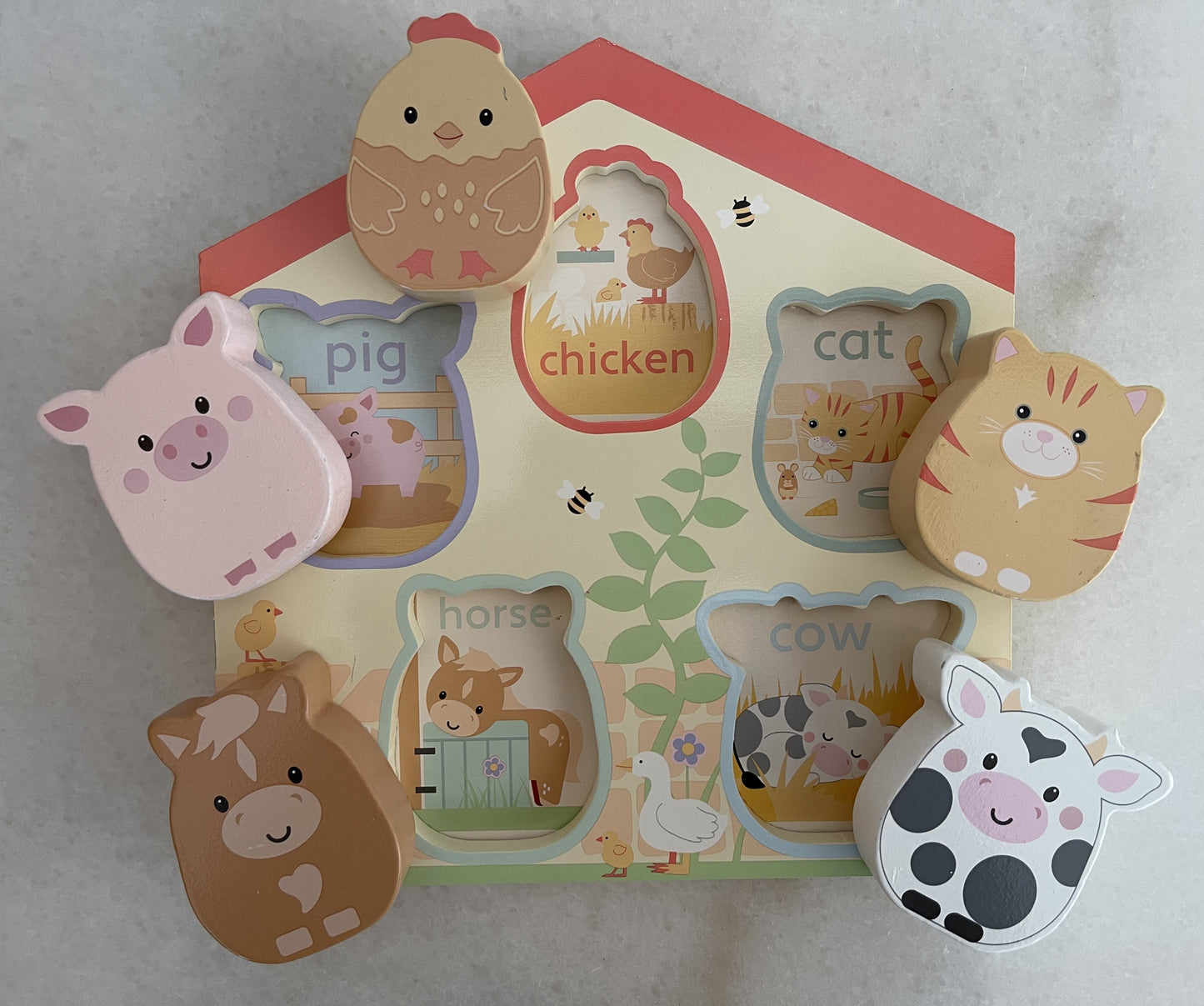 Farmyard Barn Shaped Puzzle