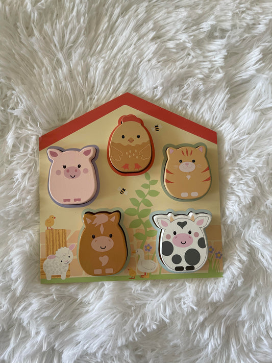 Farmyard Barn Shaped Puzzle