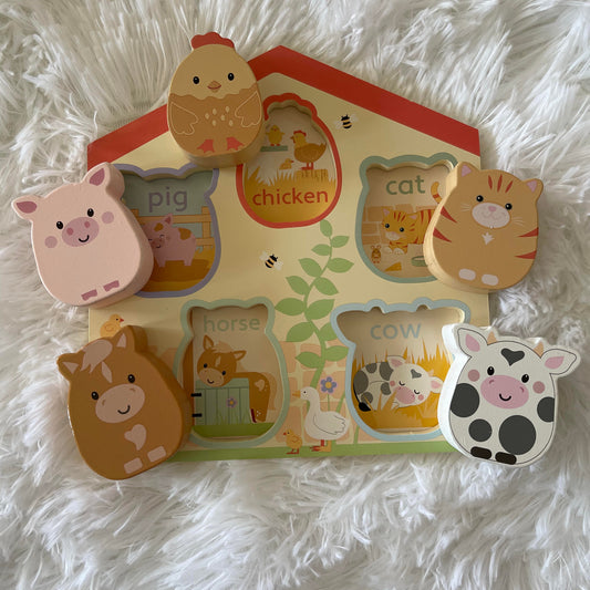 Farmyard Barn Shaped Puzzle